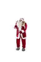 Santa, bożonarodzeniowa figurka miękki stojący Mikołaj