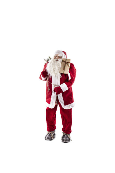 Santa, bożonarodzeniowa figurka miękki stojący Mikołaj