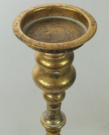 Barok Gold, świecznik metalowy, stare złoto