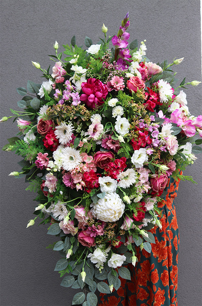 Amaranita, duża wiązanka nagrobna	