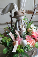 Bunny Funny, dekoracja wielkanocna w szufladzie, wym.41x28cm