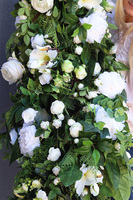 Sicilia Natural, elegancka girlanda ze sztucznych kwiatów, dł.160cm