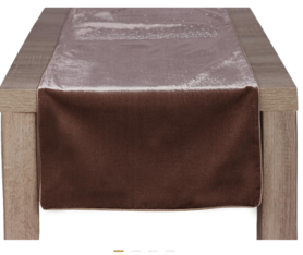 bieżnik Crystal Brąz, wym. 45x150cm