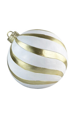 Winter Ball, figurka bombka ceramiczna B, wym.39x41.5cm