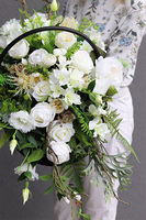 Wspomnienie Melancholia Biel, dekoracja nagrobna w metalowym koszu