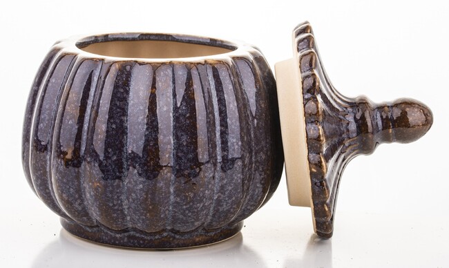 OD RĘKI Galia, amfora pojemnik z pokrywką, wym.21x16x16cm 