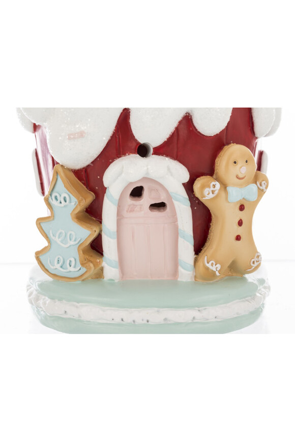 Cookie A, świąteczna cukrowa chatka LED pozytywka