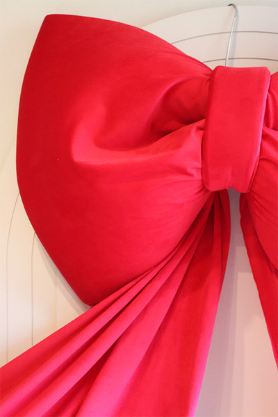 Aksamit Papillon, welurowa kokarda pluszowa