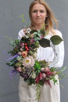 Arista, asymetryczny wianek dekoracyjny