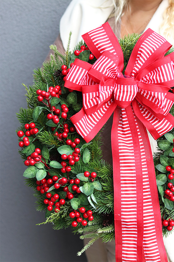 Mediolano XMAS, świąteczny wianek dekoracyjny