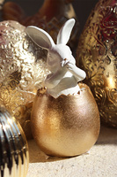 Gold Trio, figurka zajączek wielkanocny