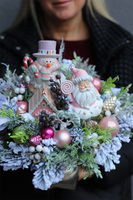 Pastellia, świąteczny stroik w pucharze