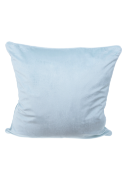 poszewka dekoracyjna Welwetowa Błękit, wym.45x45cm