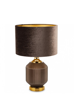 Baita Brown, elegancka lampa stołowa, wys.51cm