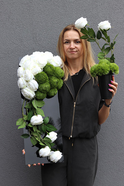 New Design Roses, komplet dekoracji nagrobnych, kompozycja + bukiet