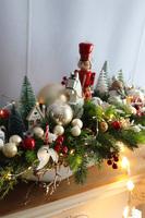 Christmas Estate Laos White 2, duży stroik świąteczny LED