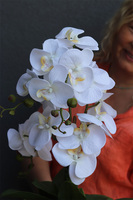 Emily Pure White, śnieżnobiały sztuczny storczyk