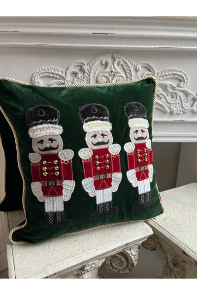 Christmas Mood, poszewka dekoracyjna świąteczna, Dziadki Czerwone	