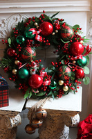 Apart American Christmas, świąteczny wianek do powieszenia