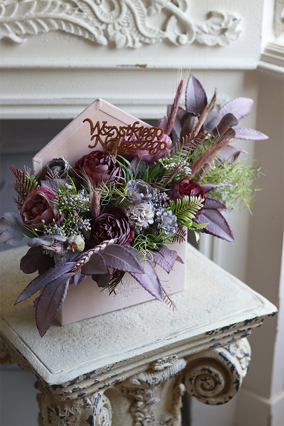 Dzień Babci i Dziadka, Koperto Lena, flowerbox, wym.30x40cm