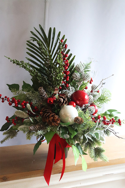 Angelo Winter Time, bukiet nagrobny we wkładzie