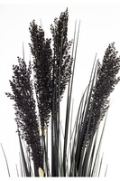 sztuczna trawa Pióropusze Black, wys.92cm
