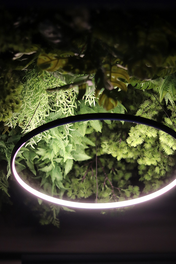 EcoGreen Wall B, zielona ściana z roślin sztucznych panel, 1m kwadratowy