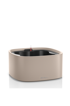 Pila, doniczka misa z nawadnianiem, piaskowy, wym.16.5x35cm