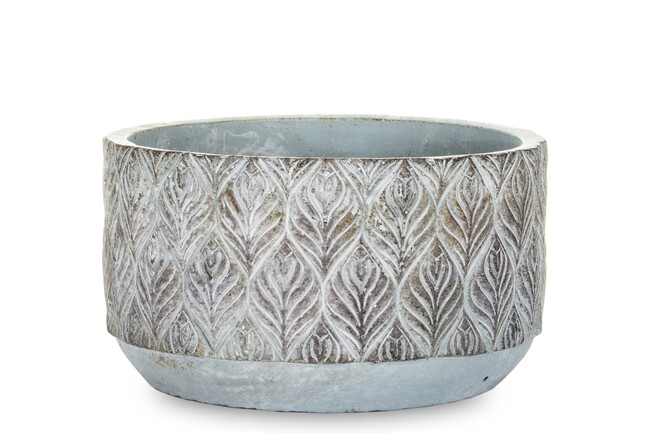 Leaves, osłonka / donica, wym.8.5x15x15cm