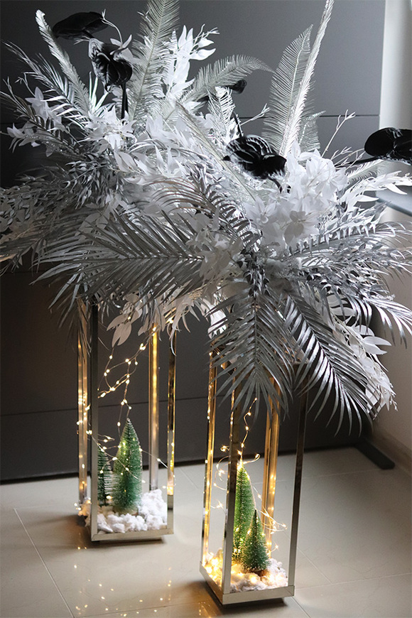 Kraina Lodu, zimowa dekoracja na stojaku