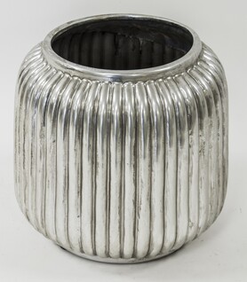 osłonka donica Antique Silver 1, wym.25x23x23cm