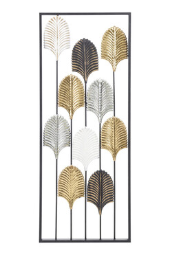 Kair A, metalowy decor ścienny, wym.90x35cm