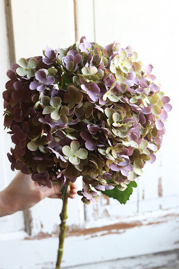 gałązka / sztuczna Hortensja Exclusive, fioletowy, dł.75cm,1szt 