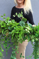 Jungle 2, girlanda z zielonych zwisających pędów, dł.100cm