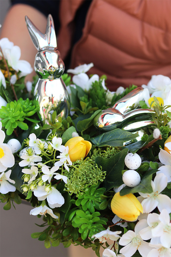 Witaj Wiosno Trevola, stroik wielkanocny na stół