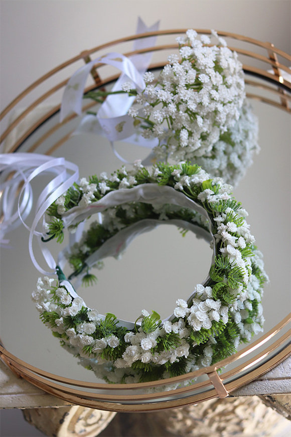 zestaw komunijny wianek
