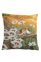  Ptaszki i Rumianki, poszewka gobelinowa dwustronna