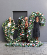 Eligia Deluna 2, girlanda z wysokiej jakości kwiatów