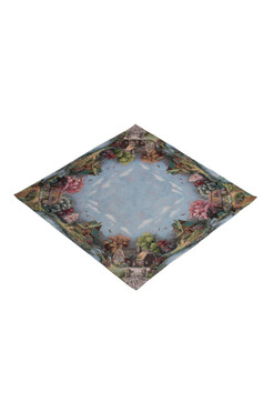 Cottage, obrus gobelinowy serweta, 98x98cm