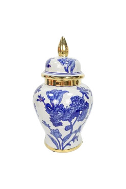 Jingu, amfora pojemnik z pokrywką, wym.36x21cm