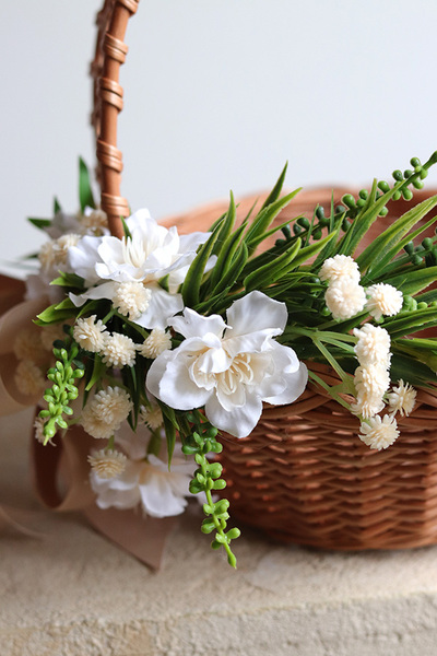 Ludmiła, dekorowany koszyczek wielkanocny