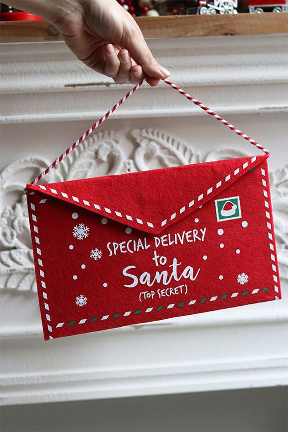 Letters to Santa, zawieszka koperta na list do Świętego Mikołaja