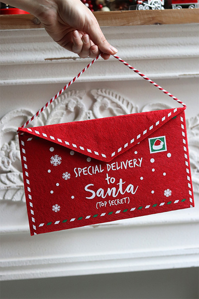 Letters to Santa, zawieszka koperta na list do Świętego Mikołaja