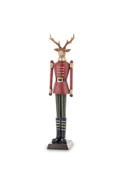 Reindeer Royalty G, figurka świąteczna renifer, wys.32.5cm