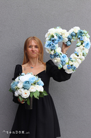 Błękit Serca, komplet dekoracji nagrobnych