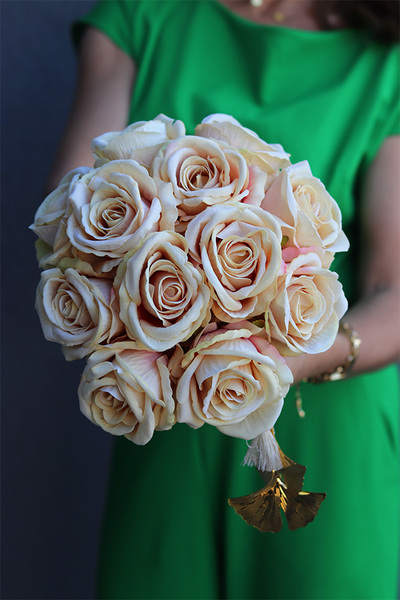 flowerbox z różami, Nature Roses Cafe