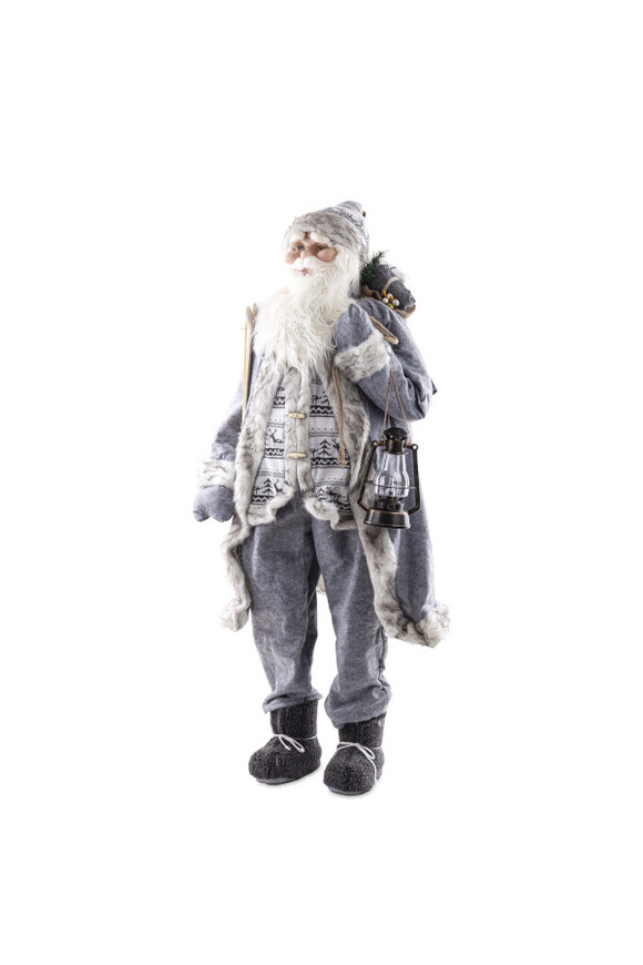 Santa, bożonarodzeniowa figurka miękki stojący Mikołaj