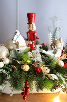 Christmas Estate Laos White 2, duży stroik świąteczny LED