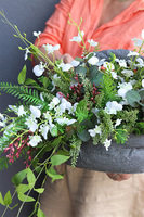 Spring Garden Volcan, asymetryczna kompozycja kwiatowa