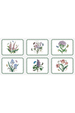 Botanic Garden, podkładki pod talerz korkowe, średnie, 6szt